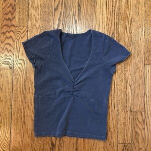 John Galt blue shirt